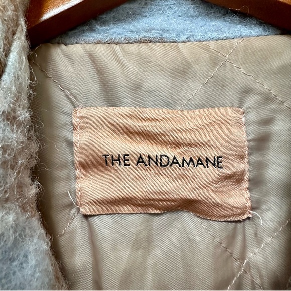 Andamane Evita Checked Shirt Jacket L - Picture 3 of 5